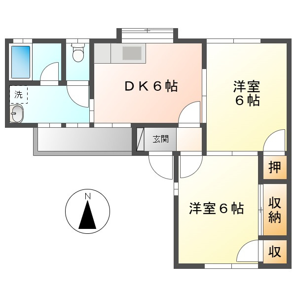 コンフォートエフの間取り
