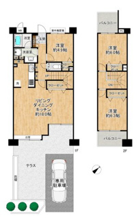【間取り】 | ザ・ステイツ志木パークステージ