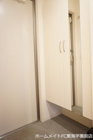 菊池郡菊陽町大字津久礼のアパートの玄関