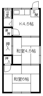 【間取り】 | 千代田荘
