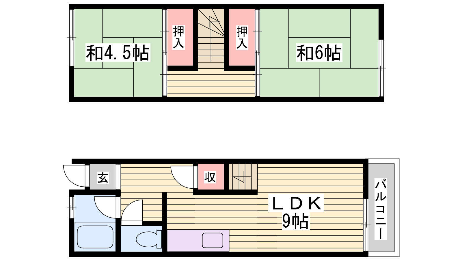 レジデンス王塚の間取り