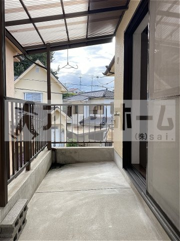 国分本町4LDK戸建のバルコニー