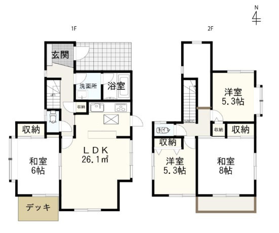 玉村町板井の間取り