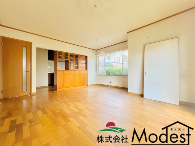 玉村町板井の居間・リビング|家族が自然と集まるリビング♪