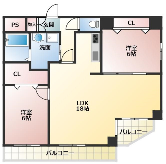 【間取り】 | ペコラ広小路