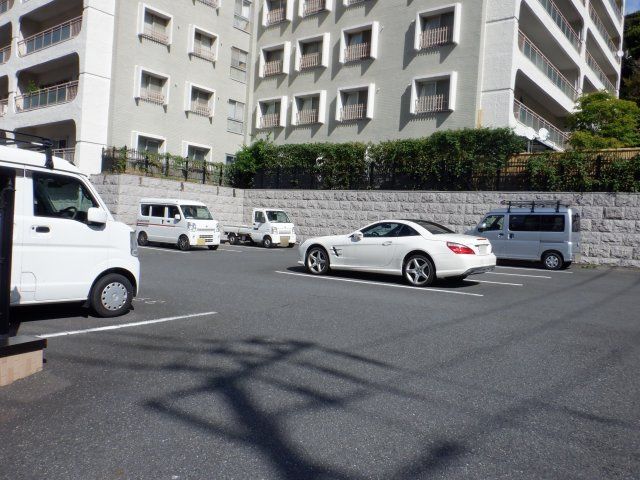 日商岩井音羽マンションの駐車場