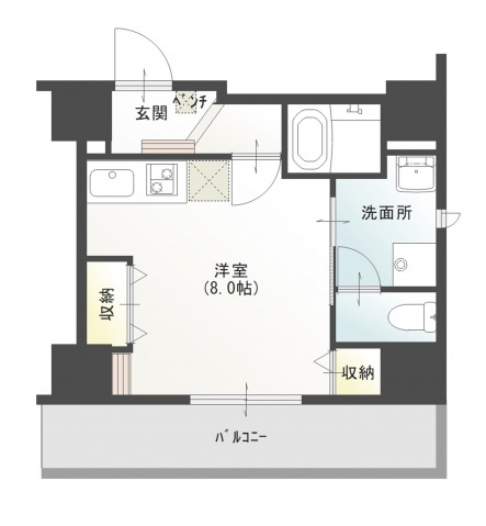 RISE脇田本町Ⅱの間取り