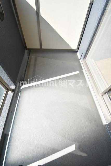 プレミュール阿波座のバルコニー