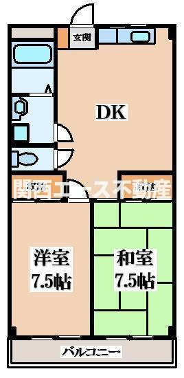 【間取り】 | レジデンス宮本Ⅱ