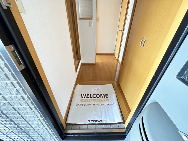 ヴィレッジ札場 A棟の玄関