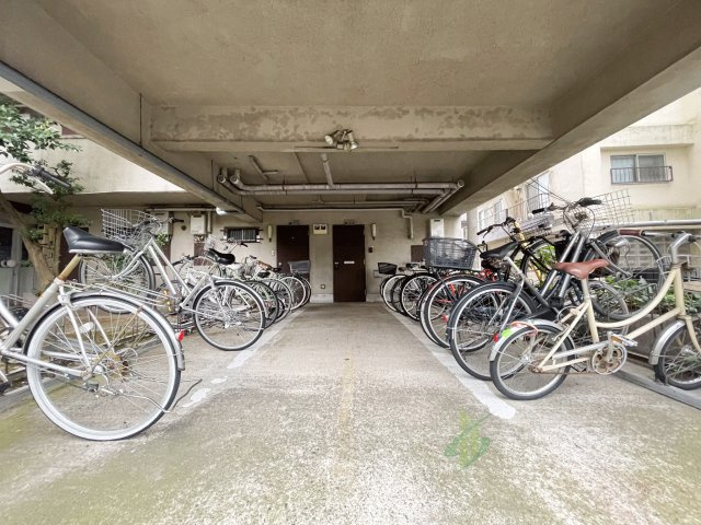 松庵ハイムの駐輪場|駐輪場