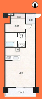 【間取り】 | 松庵ハイム