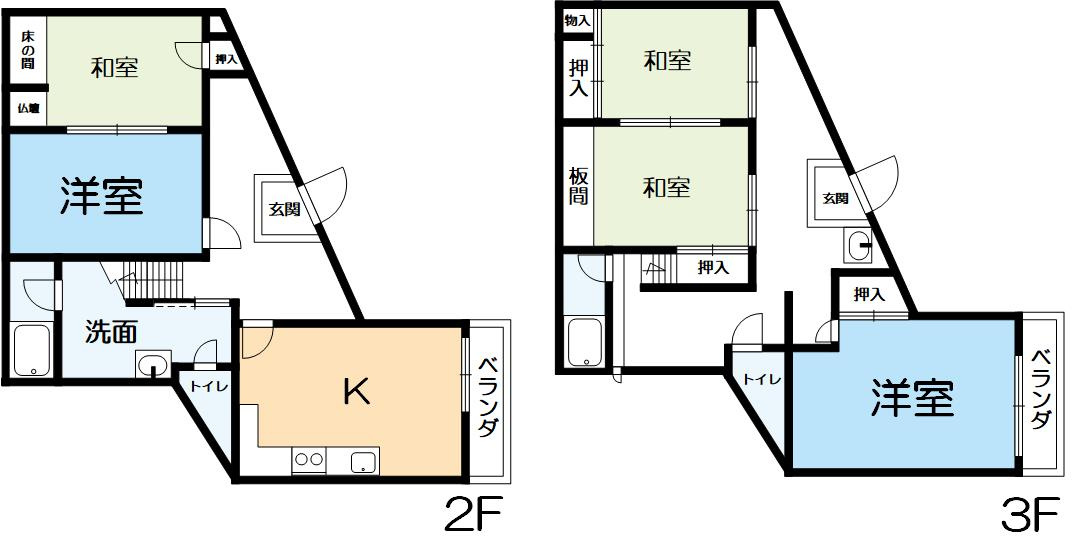 シャトー篠原台の間取り
