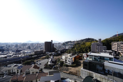 【展望】 | 【上質リノベ】古江パークホームズ | 現地（2025年2月14日9：00頃）撮影