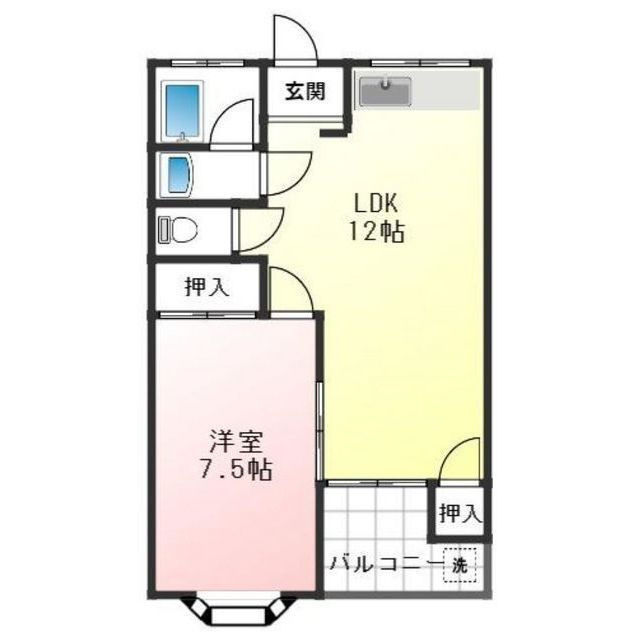 コーポ伊藤の間取り
