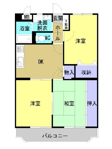 モンルポの間取り