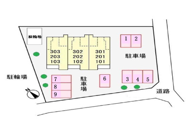 【区画図】 | オークフォレスト明和Ⅱ