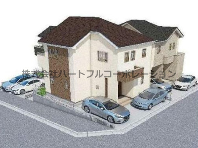 【外観パース】 | 神戸市須磨区白川台5丁目　新築戸建1号棟　仲介手数料無料！ | 須磨区白川台5　新築1号棟　仲介手数料無料！