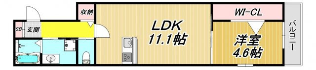 D-room塚口町の間取り