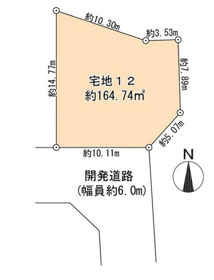 【土地図】 | 綾瀬市寺尾本町１丁目　売地　【仲介手数料無料】