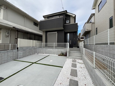 【外観】 | 神戸市須磨区白川台5丁目　新築戸建3号棟　仲介手数料無料！ | 外観も気になるポイント