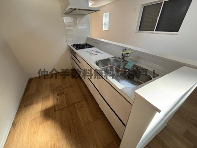 【キッチン】 | 明石市中朝霧丘　新築戸建　仲介手数料無料！ | キッチンでお料理をお楽しみください