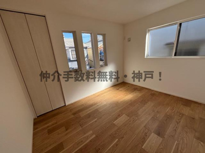 【洋室】 | 明石市中朝霧丘　新築戸建　仲介手数料無料！ | きれいな洋室です