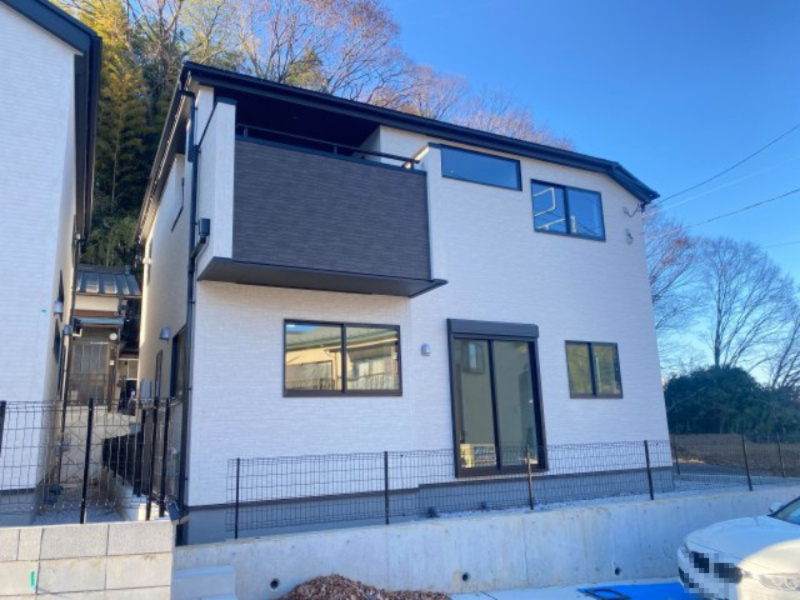 祝：成約済み　八王子市　大船町　新築戸建て　4期の外観|八王子の緑豊かな住環境で、穏やかな新生活を。環境の良さがおすすめの新築戸建てです。～仲介手数料無料☆八王子ひなた不動産～八王子市大船町　新築戸建て