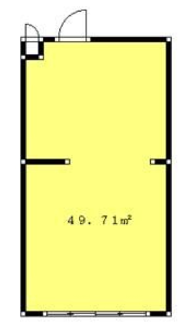 貸店舗・事務所　小山市城東の間取り