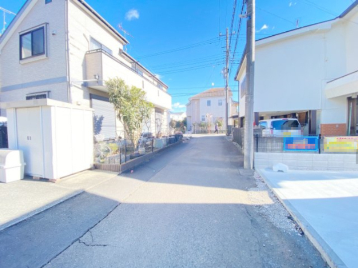 祝　成約済み　八王子市　大楽寺町　新築戸建て　２２期　の前面道路含む現地写真|～仲介手数料無料☆八王子ひなた不動産～八王子市大楽寺町　新築戸建て