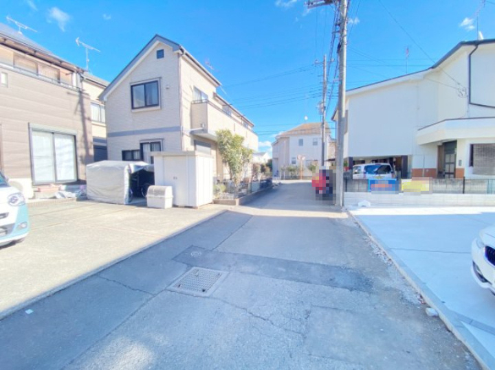 祝：成約済み　八王子市　大楽寺町　新築戸建て　２２期　の前面道路含む現地写真|～仲介手数料無料☆八王子ひなた不動産～八王子市大楽寺町　新築戸建て