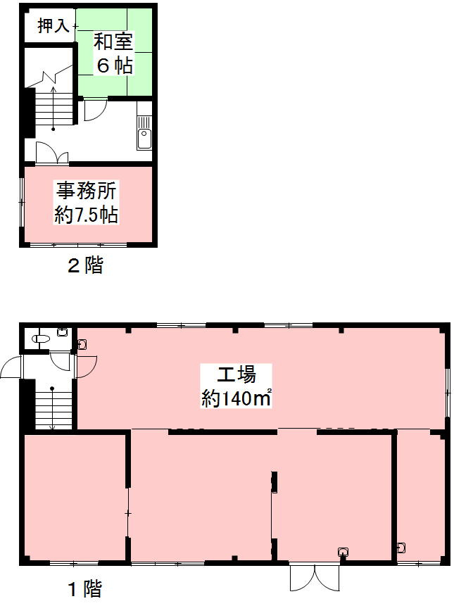 ６４１７８　本巣郡北方町北方 倉庫の間取り