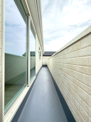 富士市天間 第１　新築戸建　全4棟　2号棟のバルコニー|南に面したバルコニー