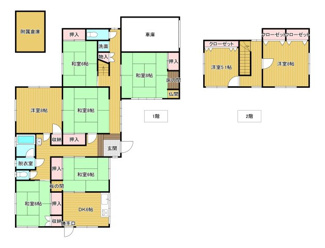 【間取り】 | 鳥取市河原町袋河原戸建て