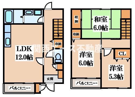 【間取り】 | ツインコートいたくら