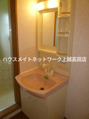 グリーンヒルズＢの独立洗面台|洗髪洗面化粧台