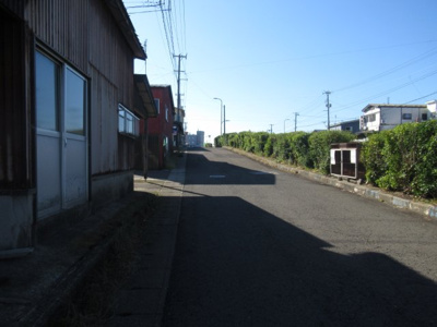 【前面道路含む現地写真】 | 能代市豊祥岱・売地