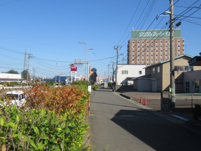 【前面道路含む現地写真】 | 能代市豊祥岱・売地