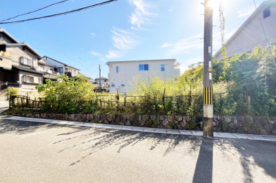 【前面道路含む現地写真】 | 宇治市木幡南端　土地