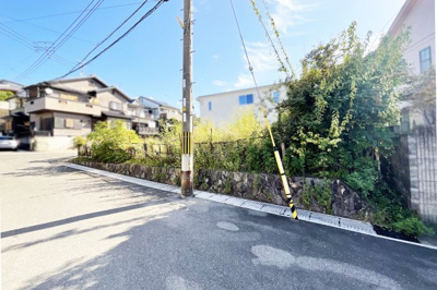 【前面道路含む現地写真】 | 宇治市木幡南端　土地