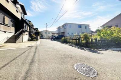 【前面道路含む現地写真】 | 宇治市木幡南端　土地