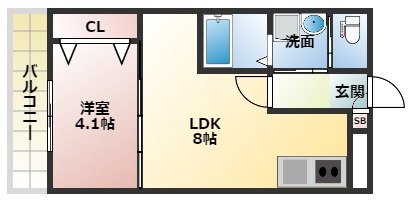 ESCALA四條畷の間取り