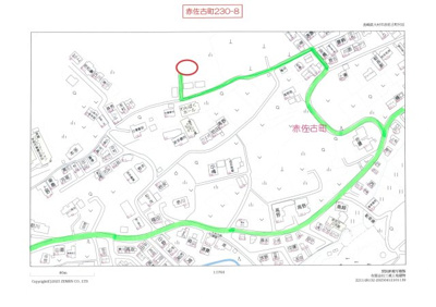 【地図】 | 値下げ一条工務店施工　築浅、未使用　住宅 | 二階間取り