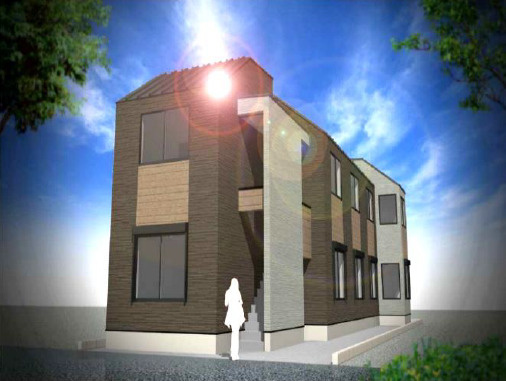 板橋区大谷口２丁目のアパートの外観