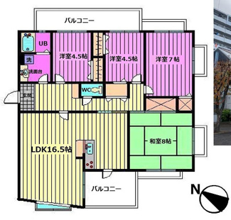 【間取り】 | アーバンみらい東大宮東3番街2号棟