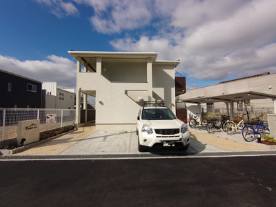 【外観】 | クレスト | お洒落な2階建てアパートです。