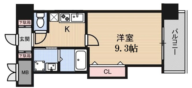【間取り】 | Luxe布施北Ⅰ