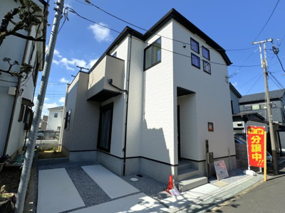 【外観】 | 三郷市上口１丁目新築戸建【彦成小学校：10分】 | 完成済み内覧可能です！