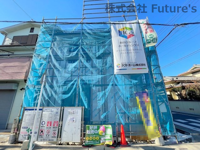 三郷市戸ヶ崎2丁目　新築戸建　全1棟の外観|現地の写真になります。