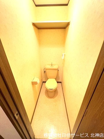 堂中ハイツ　102のトイレ|コンパクトで使いやすいトイレです